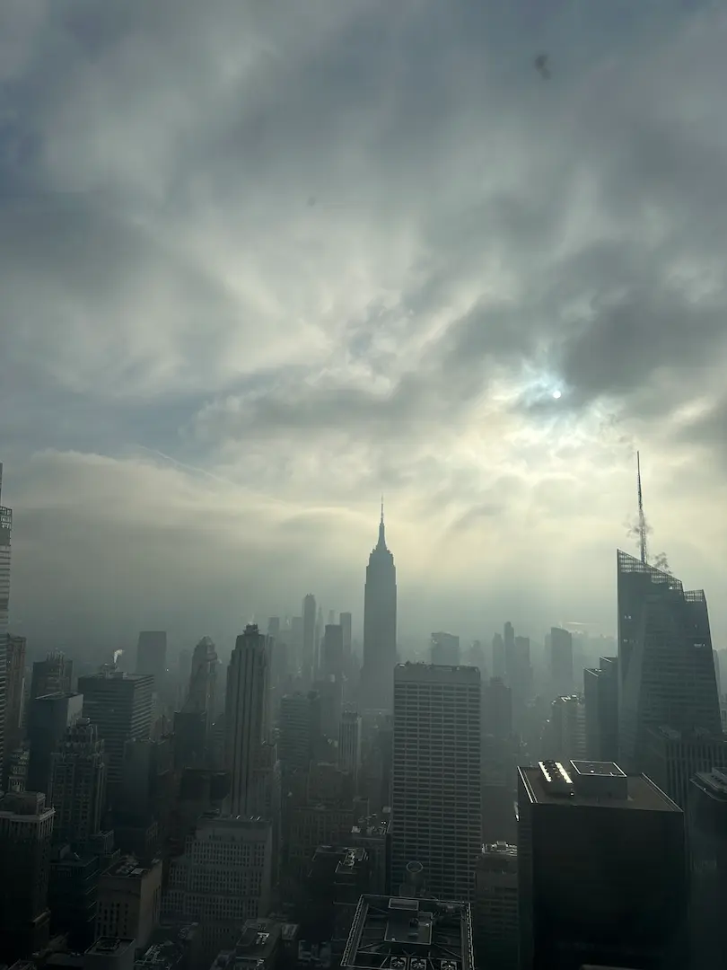 Vue de Manhattan depuis Top Of The Rock à New York