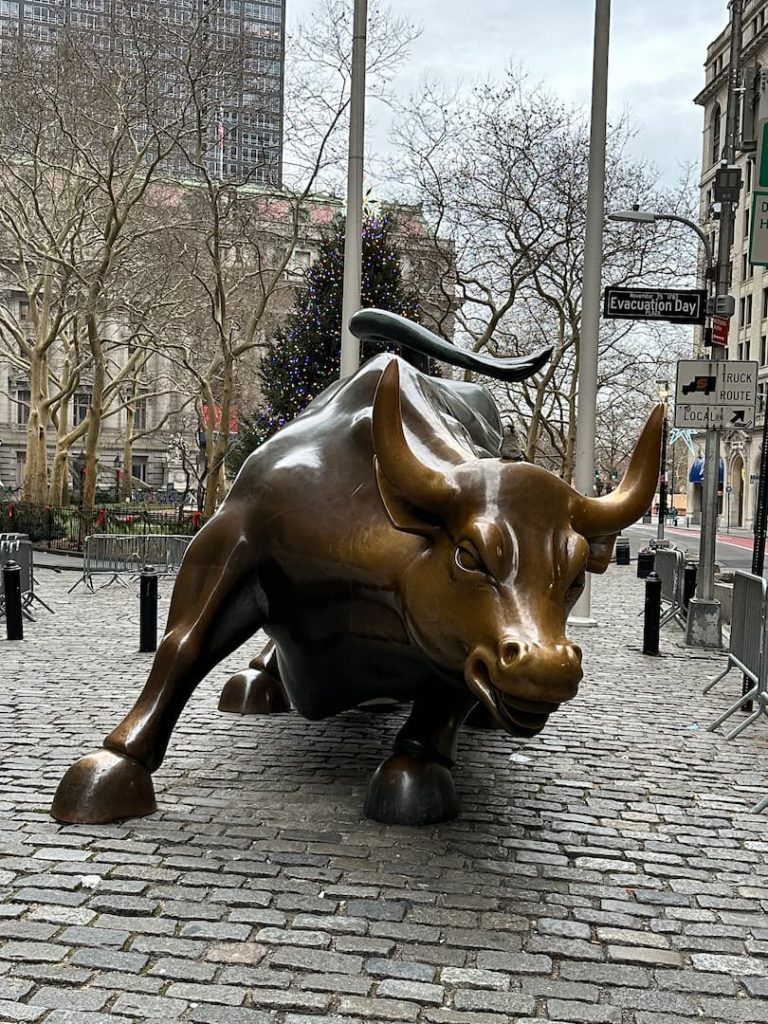 Le charging bull à Wall Street, New York
