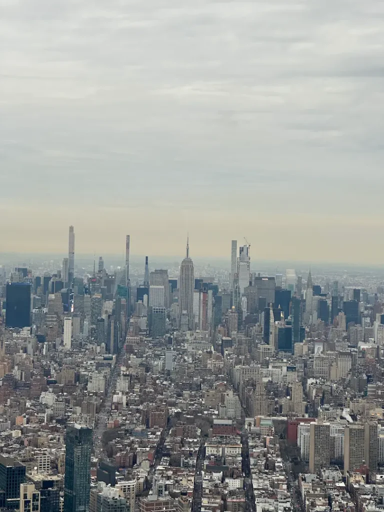Vue sur New York depuis le One World Observatory