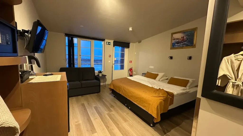 Chambre familiale de l'hôtel Fishermans Village à Reykjavik