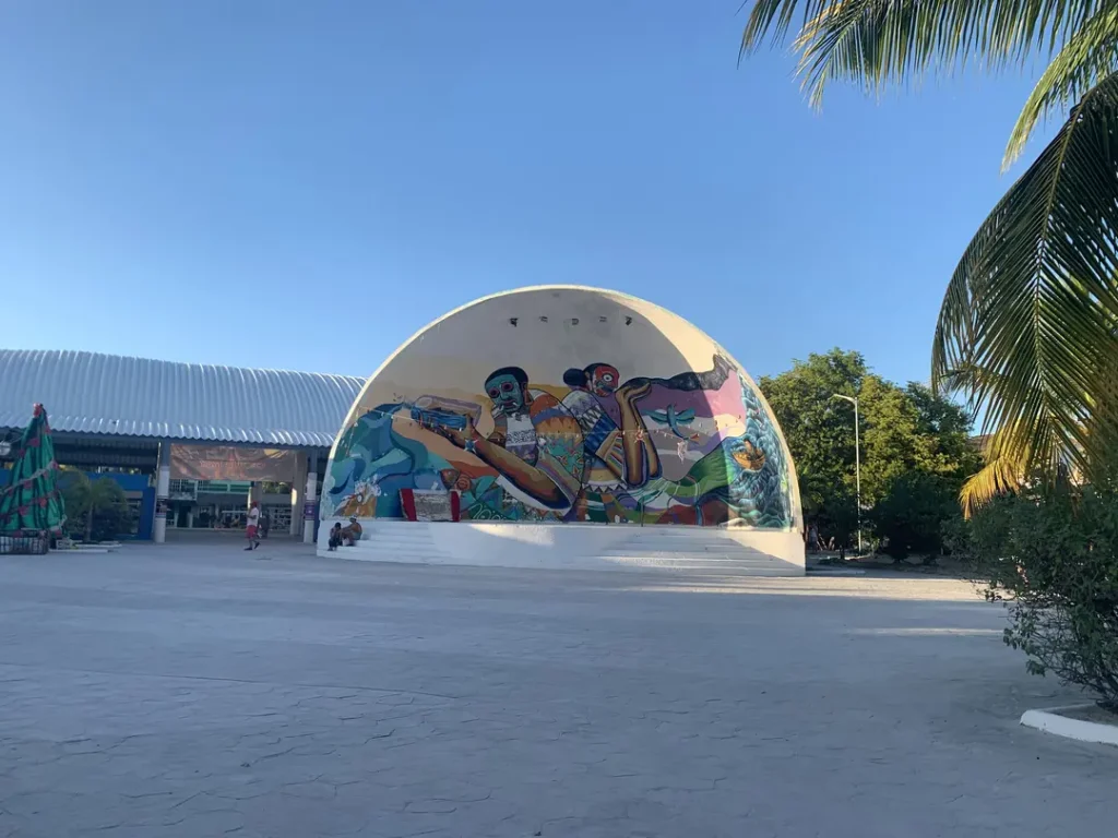 Ile de Holbox au Mexique visitée par une mère et son ado