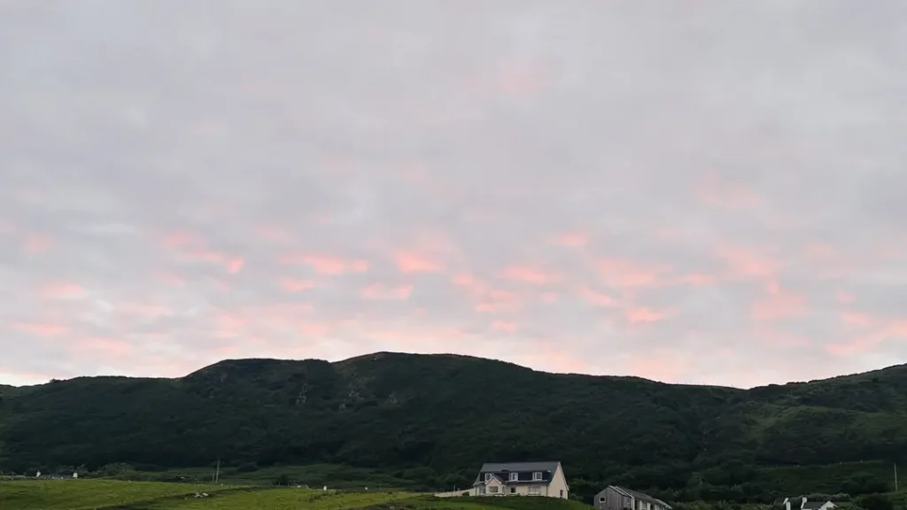 Coucher de soleil à Uig, Ile de Skye, Ecosse, Royaume Uni