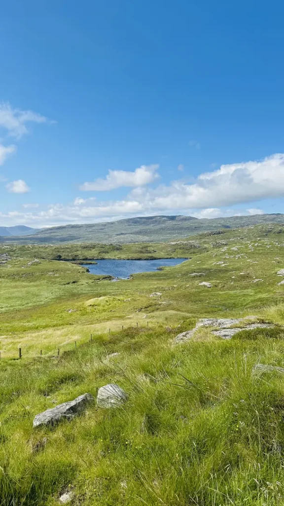Ile de Harris, glen et loch, Ecosse, Royaume Uni